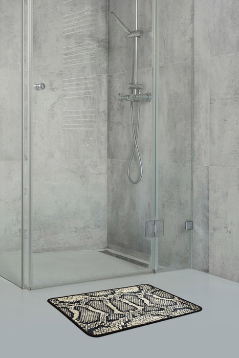 Mijölnir Snake Djt Alfombrilla de Baño 40 x 60 cm, 100% Poliéster, Suave y Antideslizante